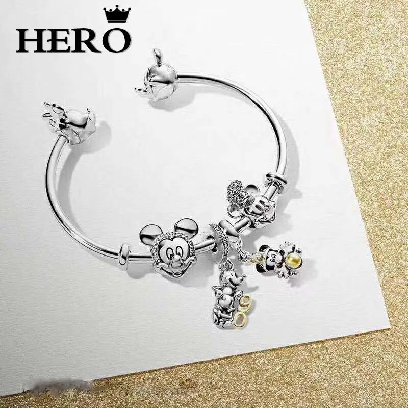 

Hero100% 925 Pure Silver Original Copy High Quality 1:1 Bracelet Logo Free Wholesale Manufacturers