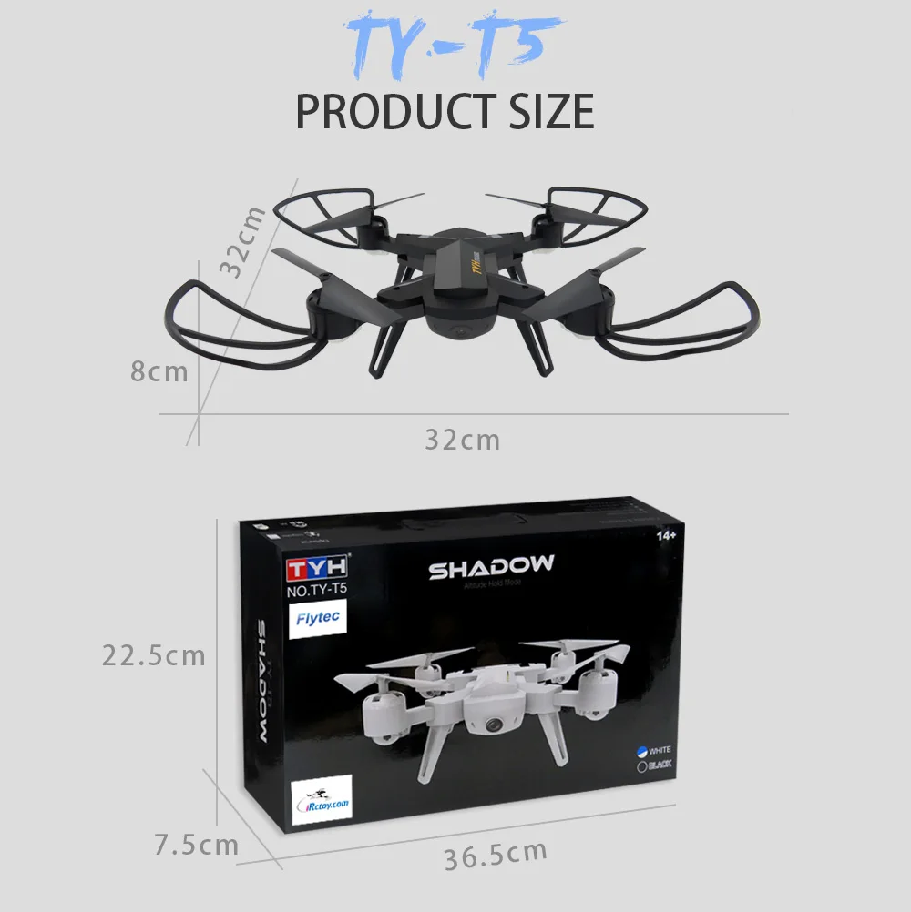 Flytec-T5-RC-Foldable-Drone-with-Altitude-Hold-Function-18