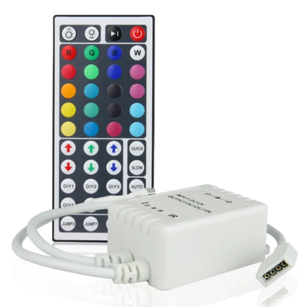 BSOD 12 В 44keys ИК-пульт дистанционного управления для RGB SMD 3528 5050 Светодиодные ленты свет строка огни/6a для 5 метров