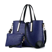 2017 New Fashion Woman Handbag Ladies Crocodile Composite Bag Famous Designer Brand Large capacity Shoulder Messenger Bags 2017 New Fashion Woman Handbag Ladies Crocodile Composite Bag Famous Designer Brand Large capacity Shoulder Messenger Bags