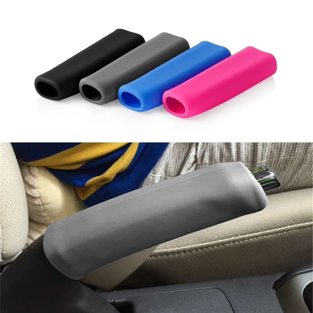 

Silicone Car Anti Slip Handbrake Grips Parking Hand Brake Boot Silicone Cover Lever Sleeve Car accessories