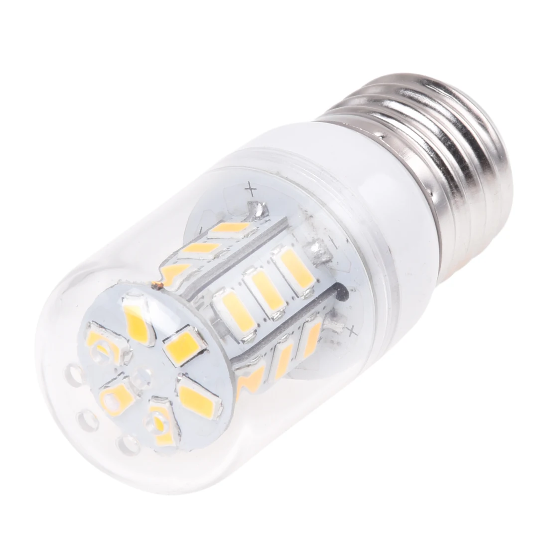 Абсолютно новая 3 Вт E27 5630 SMD Светодиодная лампа Кукуруза точечная теплый белый 270LM