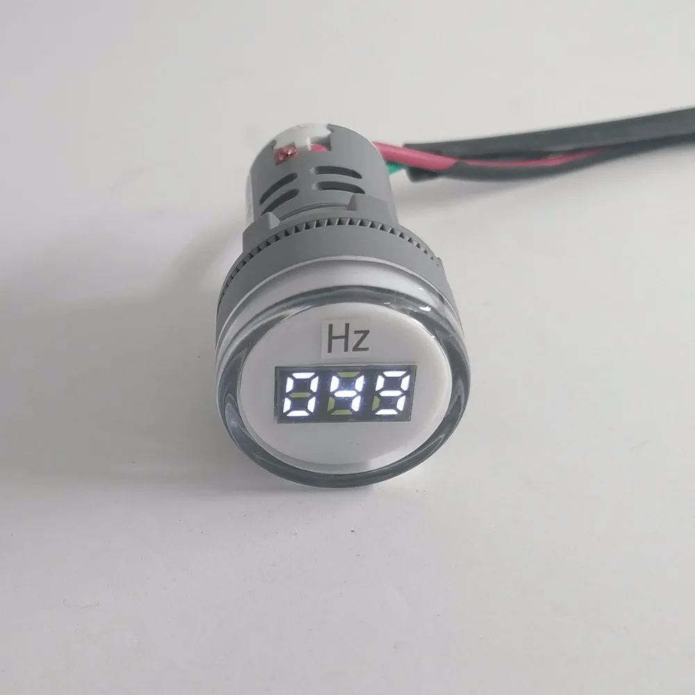 TOMZN AC 0 100 Гц 22 мм светодиодный индикатор частоты пилотный светильник красный