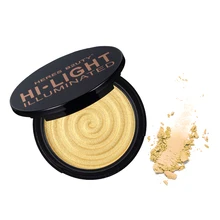 

HERES B2UTY Shimmer Golden Highlighter Powder Palette Face Base Illuminator Makeup Bronzers Highlight Baking Powder Face Makeup