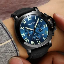 Men’s watch quartz with date Clock OLEVS Mens watches top brand luxury Sport water resistant Military Wrist watches Reloj mujer
