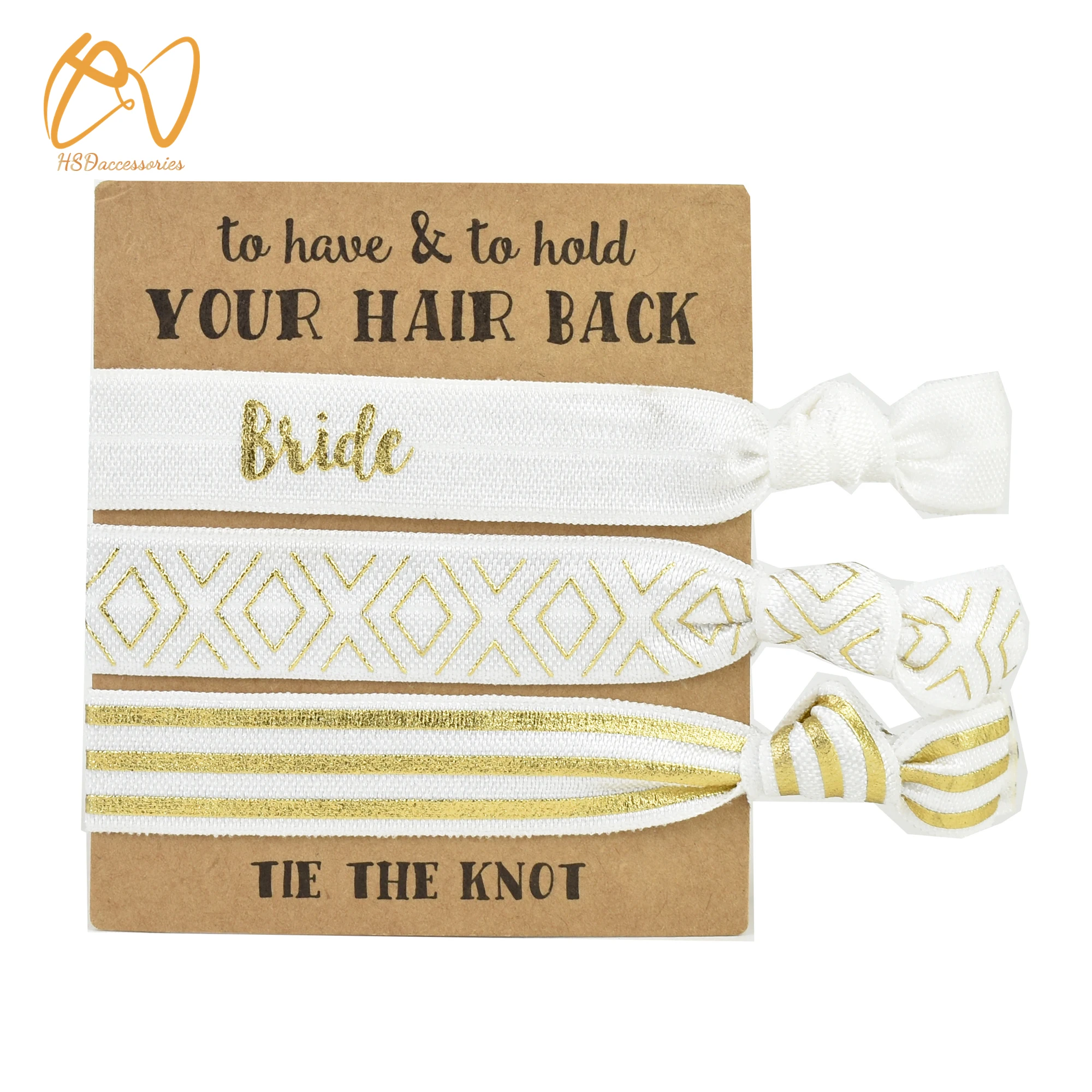 HSD аксессуары 10+ 1 комплект команда невесты волос резинки для волос с бантиком браслет невесты для девочек для женщин для свадьбы