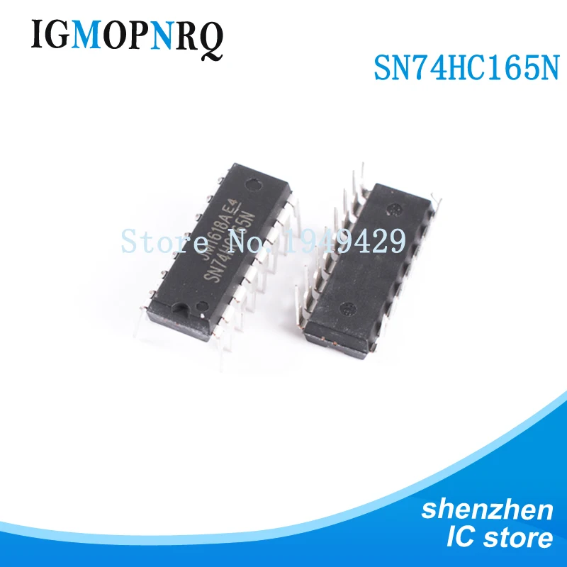 

100PCS/lot SN74HC165N DIP16 SN74HC165 74HC165N 74HC165 Counter shift register 8-Bit Parallel-Load