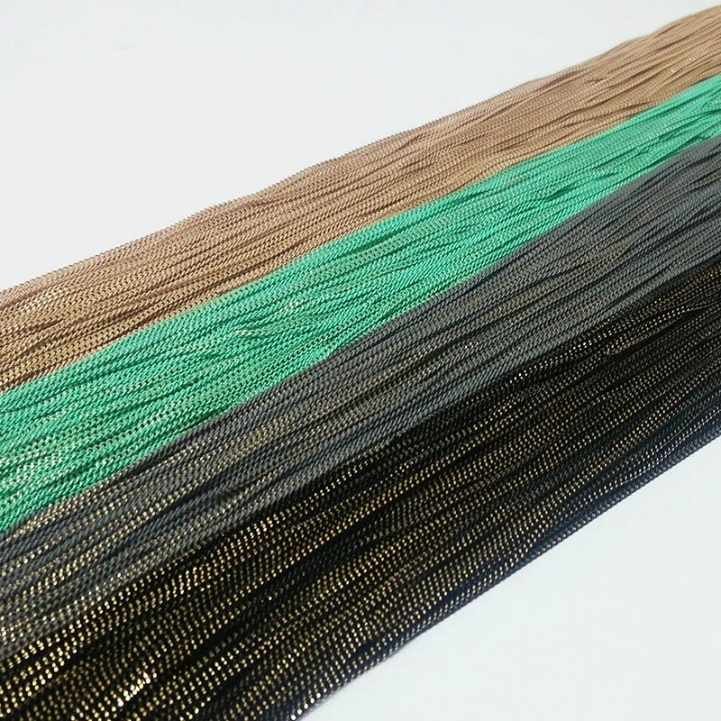 black Link Opened Chain loops 3 meter spray paint links Cable tassels