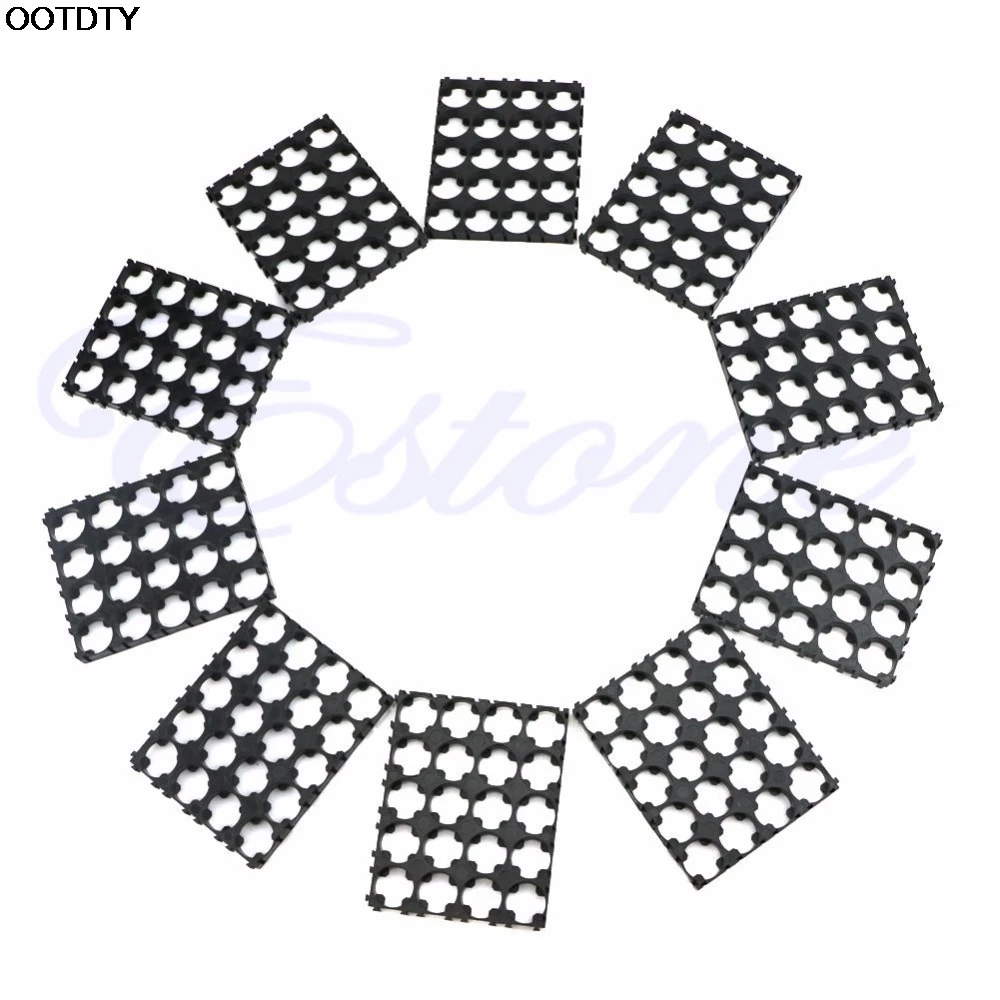 1 комплект 10 шт. 4x5 клетка Spacer 18650 батарея с излучающей оболочкой пластиковый