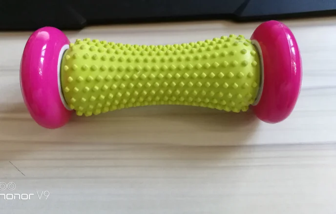 Массаж рук ног роликовый триггер точка глубокая ткань Физическая Терапия Для подошвенного фасциита пятки стопы свода боли фитнес Горячая - Цвет: Pink