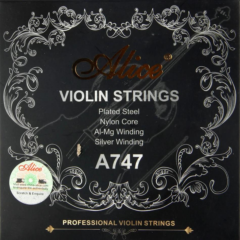 Buy Alice Violin Strings A747 nickel plated High