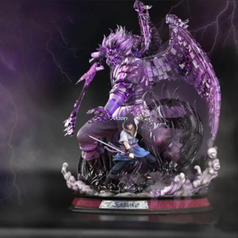 2" Статуя Наруто бюст Susanoo полная длина портрет Uchiha Sasuke GK фигурка Коллекционная модель игрушки коробка 59 см Z1085