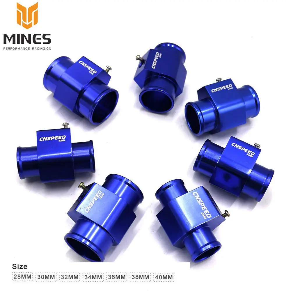 CNSPEED Aluminium Water Temp Gauge Radiator Temperature Joint Pipe