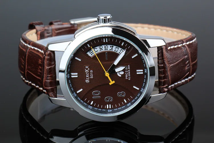 2016 New Arrival Luxury Brand BIAOKA Men Watch Classic Leather Automatic Skeleton Mechanical Watches Relojes Hombre
