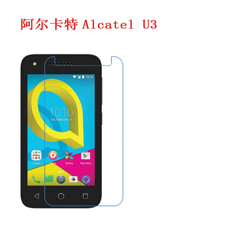 

(3-Pack) 9H flexible glass screen protector Film For Alcatel U3 4G