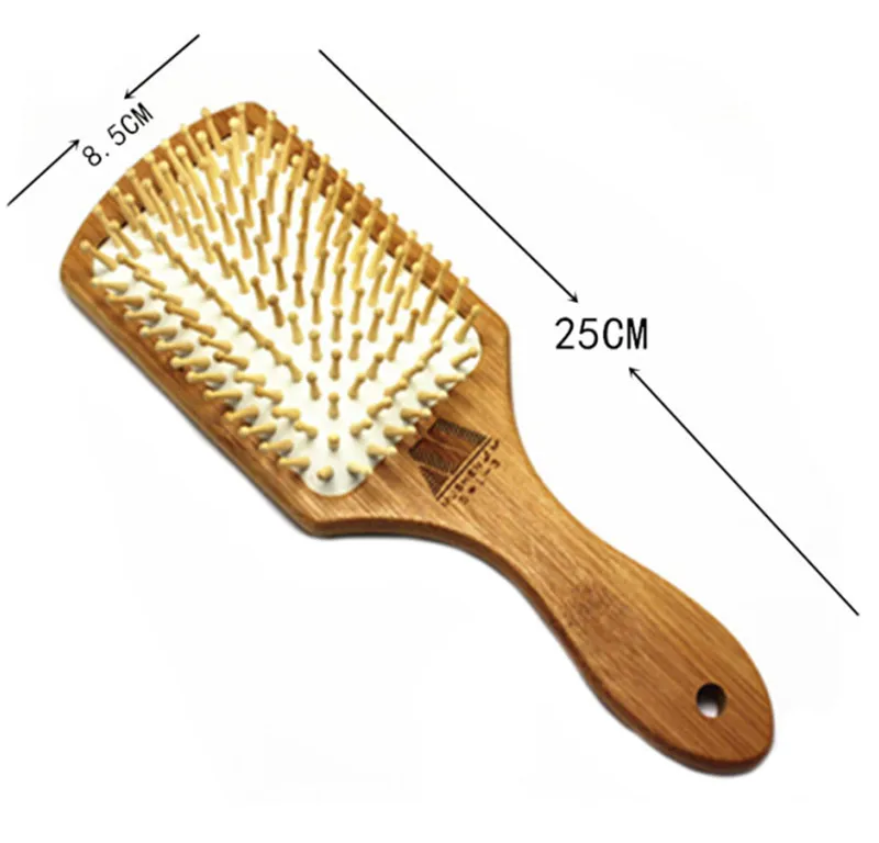 Cepillo de ventilación BAMBÚ para el cabello comprar sin plástico madera medidas sostenibles ecológicas Cepillo de ventilación BAMBÚ para el cabello comprar sin plástico madera medidas