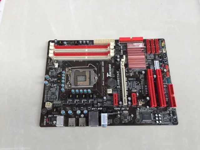 Бесплатная доставка оригинальная материнская плата для Biostar TP55 LGA 1156 DDR3 I5 I7 cpu 16 Гб