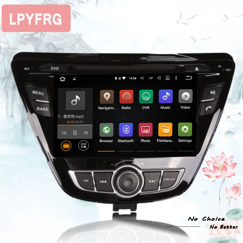 Android 10 0 Восьмиядерный 4 Гб ОЗУ автомобильный dvd плеер для HYUNDAI Elantra Avante I35 2014 2015