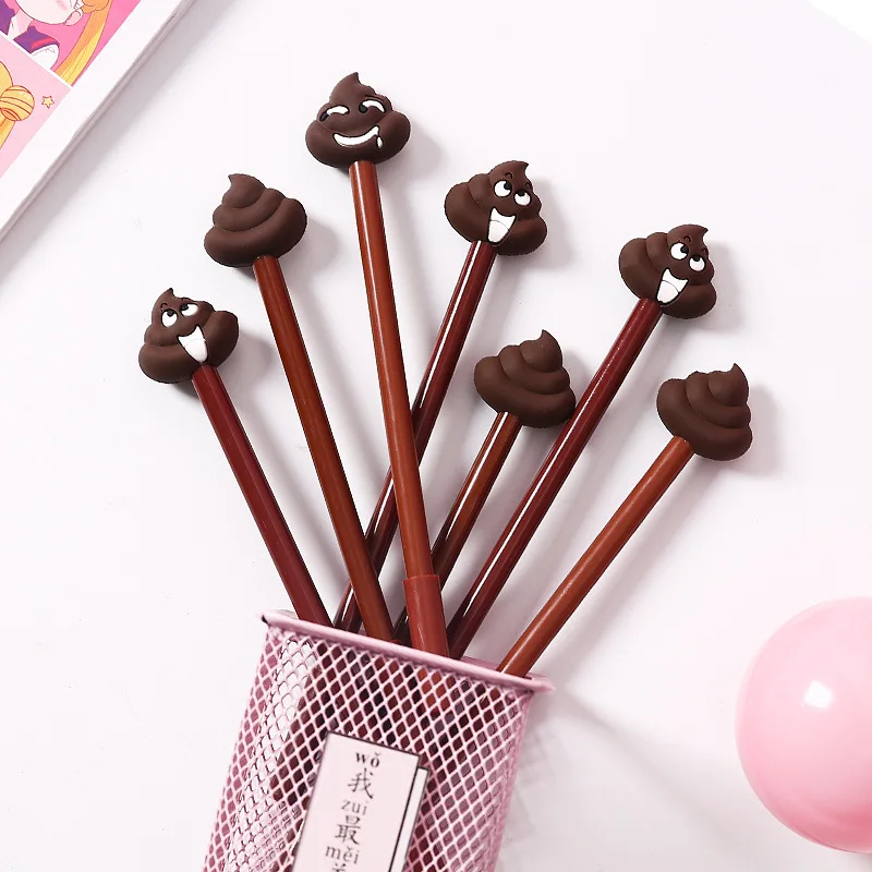 

Cute Pen Creative Poo Poo Style Kawaii Stationery Cute Accessories for School 0.5mm NP262