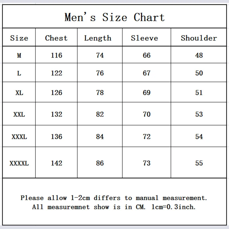 1896 MEN SIZE