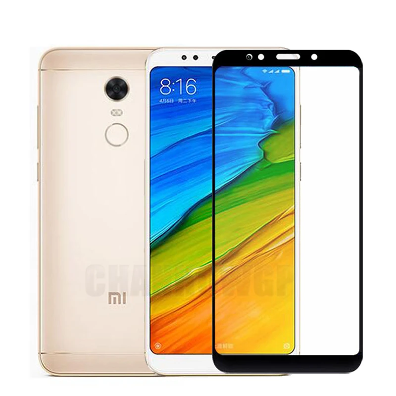 9H полное покрытие закаленное стекло для Xiaomi Redmi 5 Plus MET7 MEI7 защита экрана MDTI MDI1 MDG1