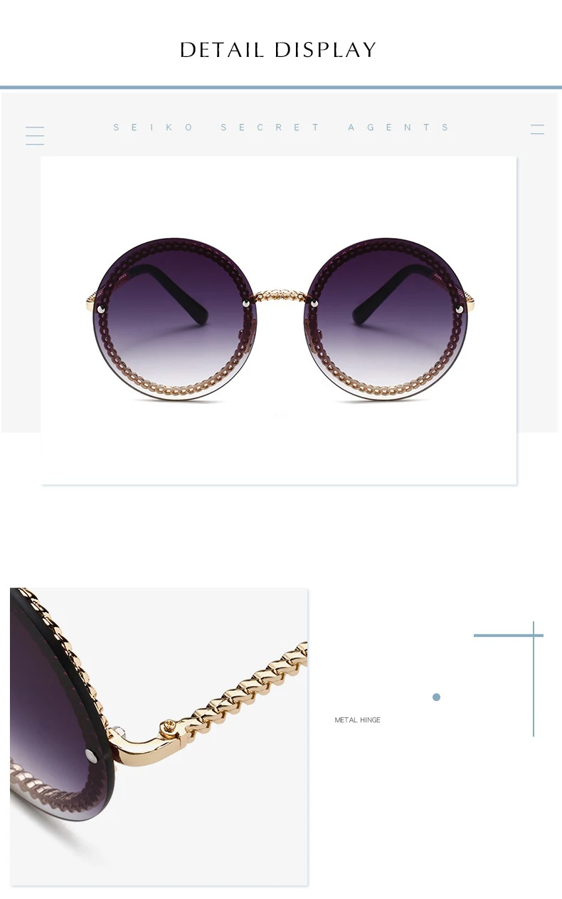 Fashion Round Sunglasses . Women 2020 Luxury Brand Design .Retro ...