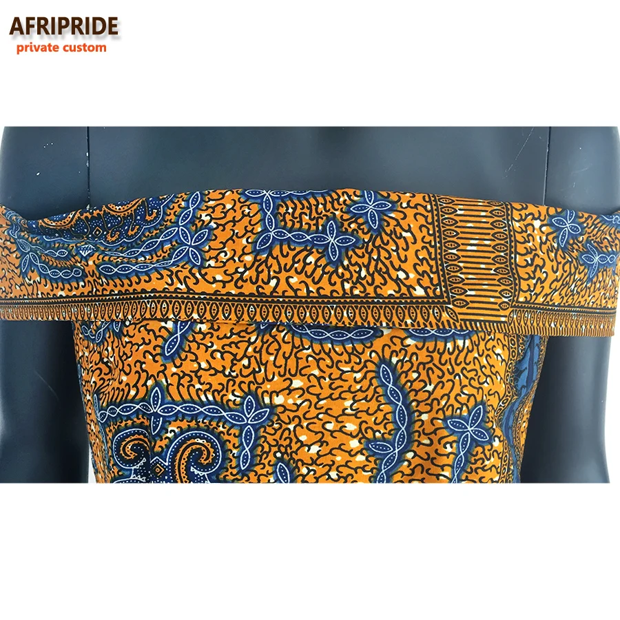 Осенний Модный женский костюм AFRIPRIDE частное индивидуальное платье до щиколотки с