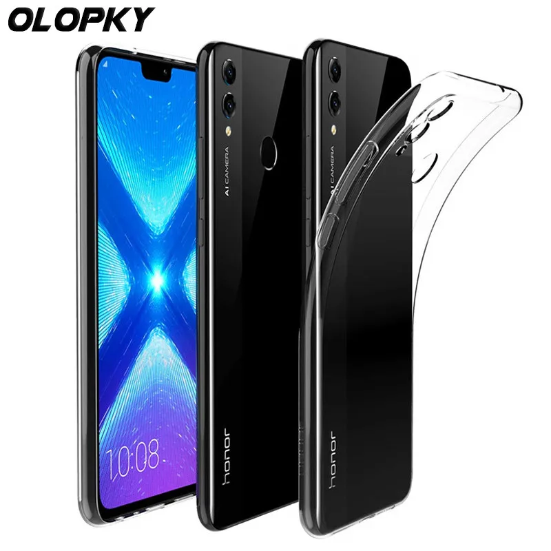 

For Huawei Honor 8X Case Ultra Thin Silicone TPU Soft Clear Back Cover For Huawei Honor8X 8X JSN-L21 JSN-L22 Crystal Phone Cases