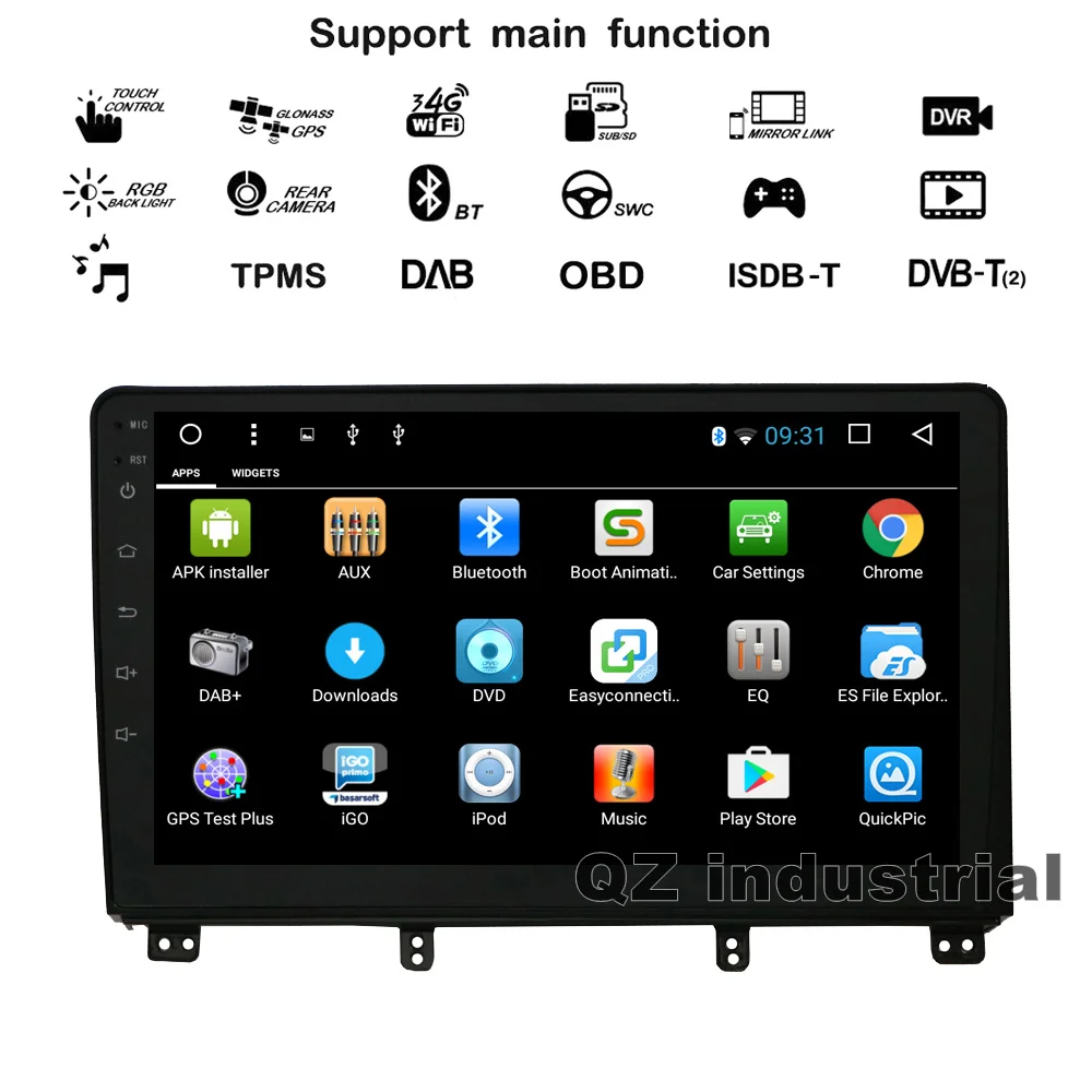 Best QZ industrial HD IPS 2.5D 9" Android 8.1 T3 for Peugeot 3008 Car DVD player with Canbus 3G 4G WIFI GPS Bluetooth RDS Navigation 6 Best QZ industrial HD IPS 2.5D 9" Android 8.1 T3 for Peugeot 3008 Car DVD player with Canbus 3G 4G WIFI GPS Bluetooth RDS Navigation 6