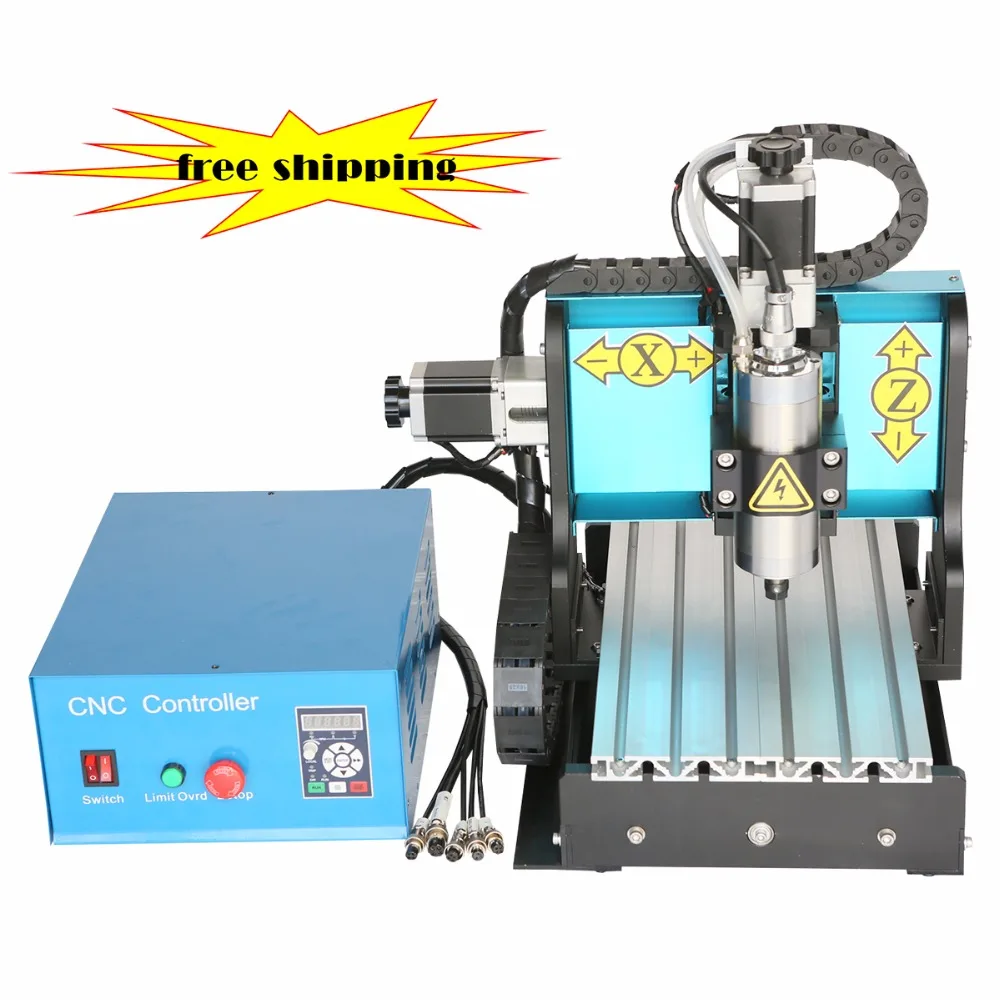 JFT High Efficient Engraving Cutting Machine 3 Axis CNC Cutting Machine 800W CNC Router Engraver Machine with Parallel Port 3020