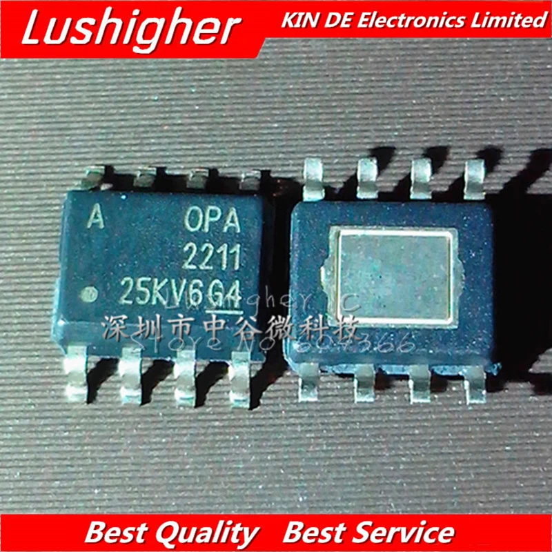 5PCS OPA2211AIDDAR OPA2211AIDDA OPA2211 SOP8|Geintegreerde Schakelingen ...