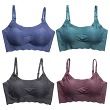Женский спортивный бюстгальтер с подкладкой пуш-ап жилет для пробежек рельеф 2 поколения бесшовный жилет безтанковая майка для занятий йогой Топы 4 цвета