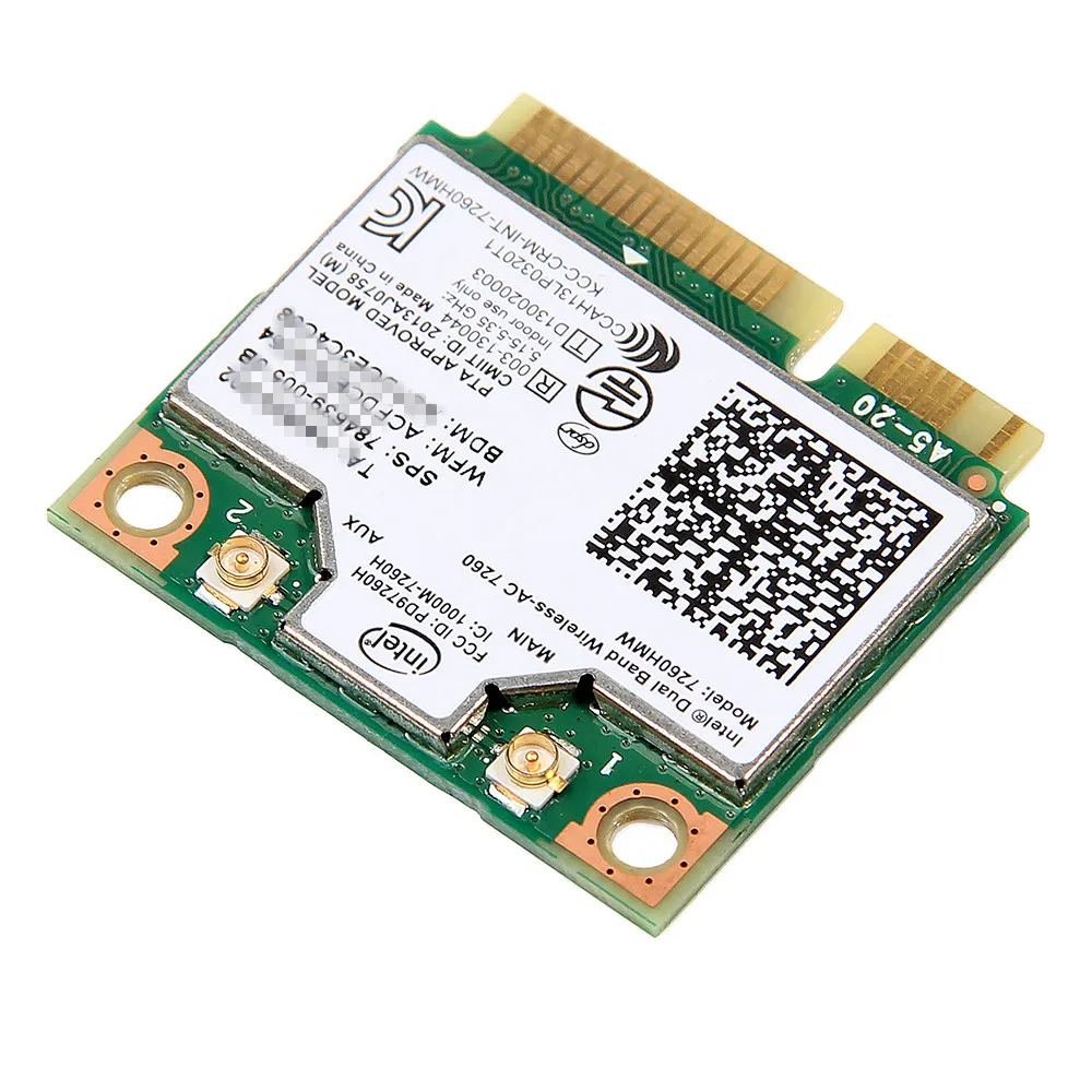 Wifi intel dual. Intel dual band wireless-ac 7260. intel 7265 802.11ac. mini pci-e wifi. 7260hmw bn.