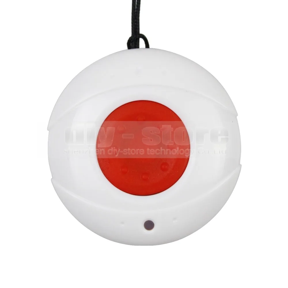 

DIYSECUR JA-03 Waterproof Necklace style Emergency Panic Push Button for Our Alarm System
