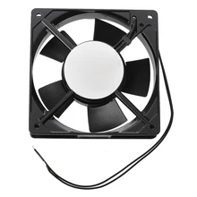 PROMOTION! Nouveau 278g noir métal industriel 120x120x25mm 0.1A AC 220 240V ventilateur de refroidissement