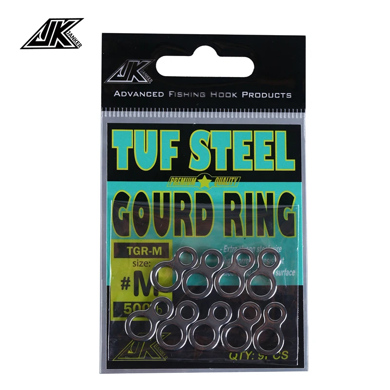 

JK 3Packs 400-600Lbs 8 Shape Stainless Steel Ring Fishing Double Solid Ring Swivel For Trolling Connector Jigs Hook Saltwater