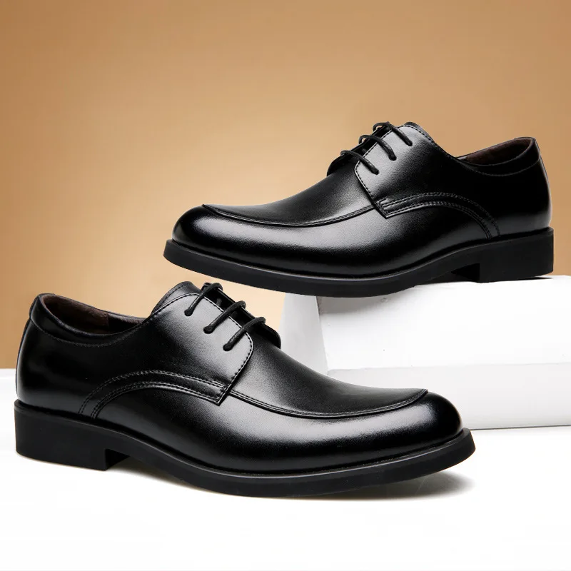 Casuais Oxfords De Escritório Trabalho Para Homens Vestido Homme Chaussures Formal Negócios Casamento Sapato Do Sapatos Northmarch Preto Dos Couro marrom SwxIqYqz