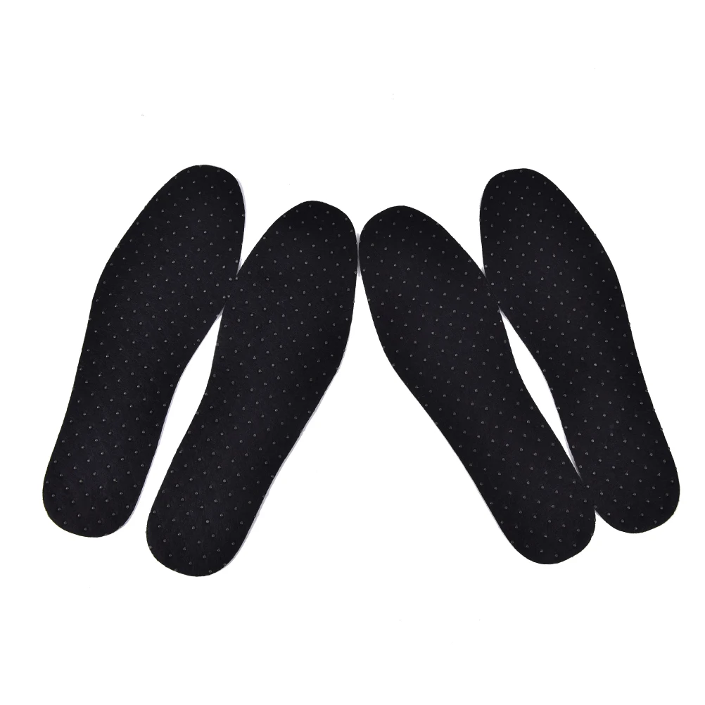 

1Pair Black Self-heating Heated Warming Insole Heating Magnetic Foot Massage Insole Far Infrared Warm Shoe Pad Rays Foot Pads