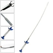 4 garra 60cm longo alcance flexível pegar ferramenta aperto da mola curva estreita grabber para pegar porcas e parafusos