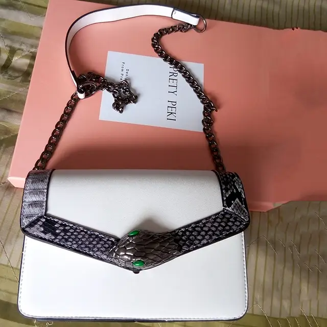 Messenger Bags Handbags Women Famous Brands Snake Head Bag