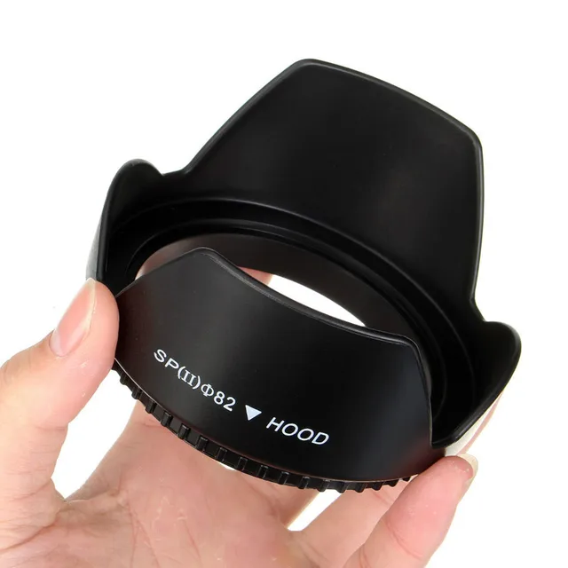 Camera Flower Petal Lens Hood 52/ 55/58/62/67/72/77/82mm for Canon 70 300mm 75 300mm 18 55mm 55