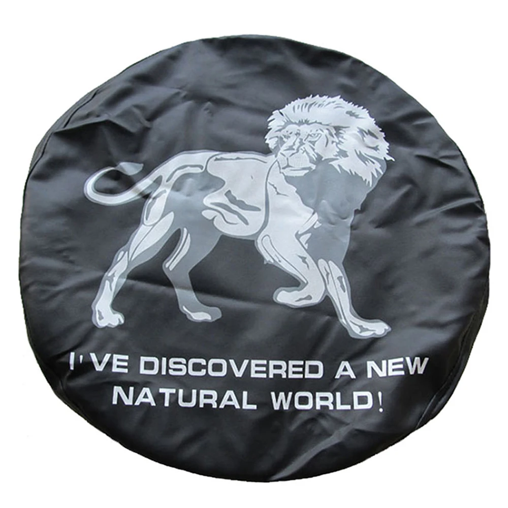 

13" 14" 15" 16" Inch PVC Leather Spare Tire Cover Case Pouch Protector For Toyota Land Cruiser RAV4 Prado FJ Cruiser Hilux Surf