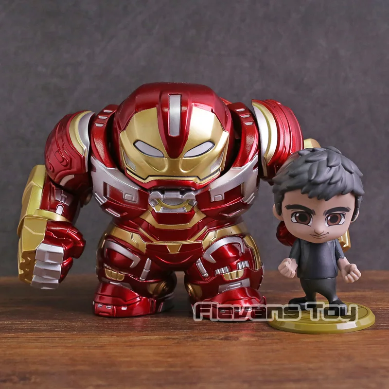 

Hot Toys Cosbaby Avengers Infinity War Hulkbuster & Bruce Banner PVC Action Figure Collectible Model Toy Set