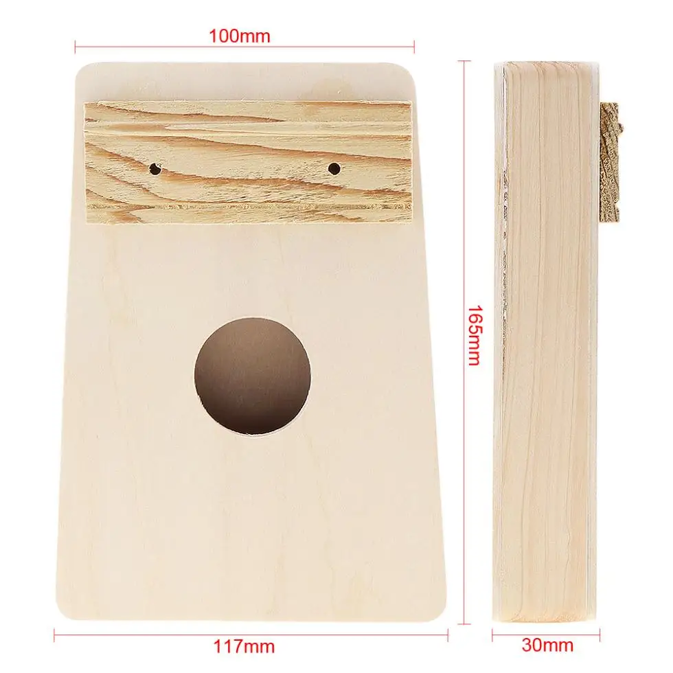 SLADE 10 Key Kalimba DIY Kit Basswood Thumb Piano Mbira for Handwork Painting Parents-child Campaign