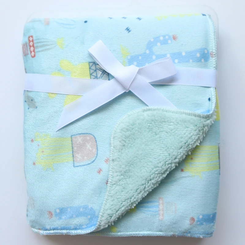 Новое Детское одеяло, модное Коралловое Флисовое одеяло с рисунком, детское Пеленальное Одеяло для коляски, Детское покрывало для новорожденных