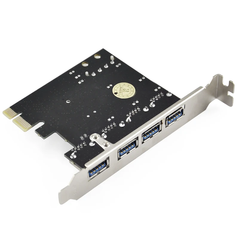 Быстрый USB 3,0 PCI-E PCIE 4 порта ЭКСПРЕСС карты расширения адаптер