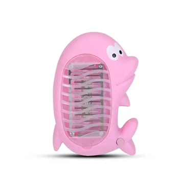 

New Dolphin Shape Mosquito Killer Light LED Socket Electric Household Pest Repellent Lamp 220V EU Plug Bug Zapper For Baby