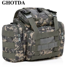 GHOTDA портативный многофункциональный холст рыболовная приманка катушка Tackler плечо поясной рюкзак сумка