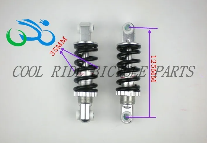 Bicycle Shock Absorber Bicycle Spring Shock Absorption Folding Bike Suspension Mountain Bike Spring Shock Absorber 12 color