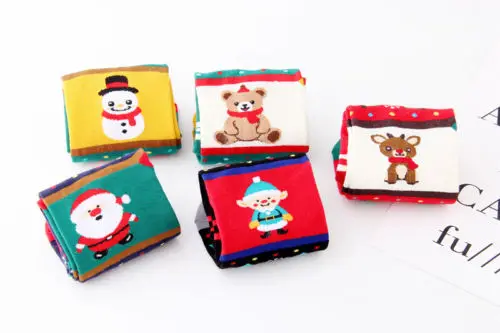 

Emmababy Kids Christmas Socks arrival Women Girl Soft Cotton Santa Claus Kids Unisex Xmas Funny Cotton Warm Socks Christmas Gift